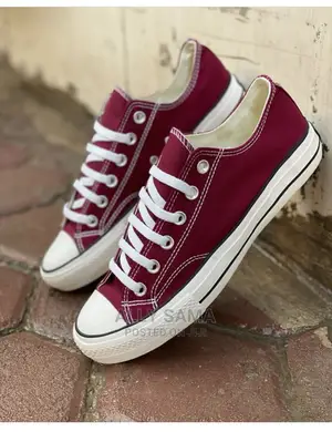Converse Maroon Black