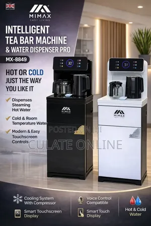 Mimax Intelligent Tea Bar Machine and Water Dispenser With Compressor