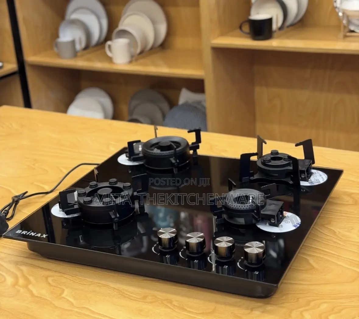 Brinax Table Top Gas Cooker 4 Burner
