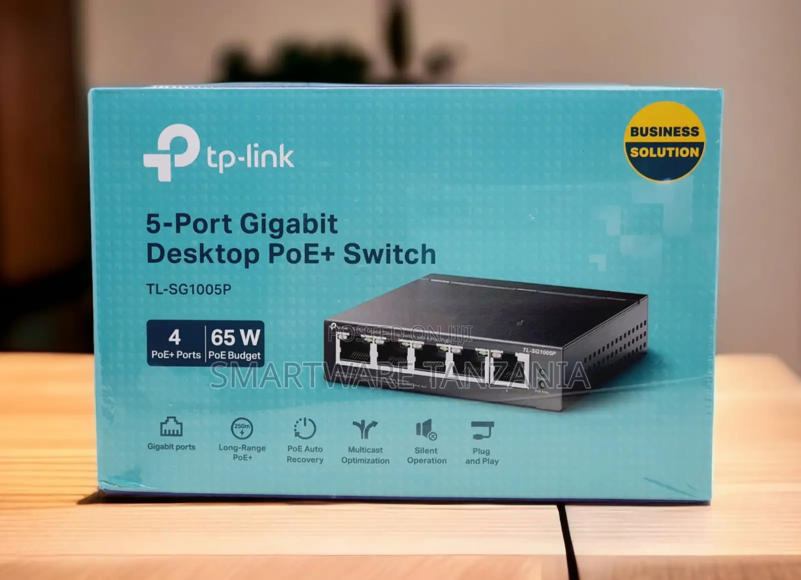 Tp-Link Tl-Sg1005p 5-Port Gigabit Poe+ Desktop Switch 65w