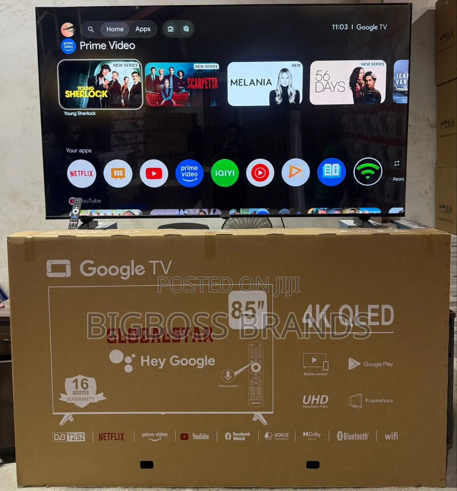 Globalstar 85 Inch Google Tv Qled 