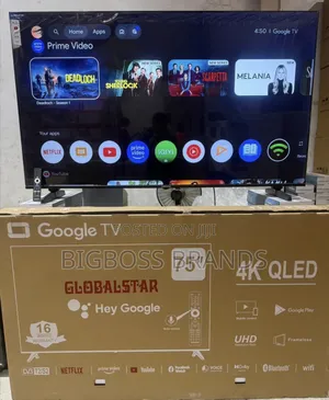 Globalstar Google Tv Qled 75 Inches