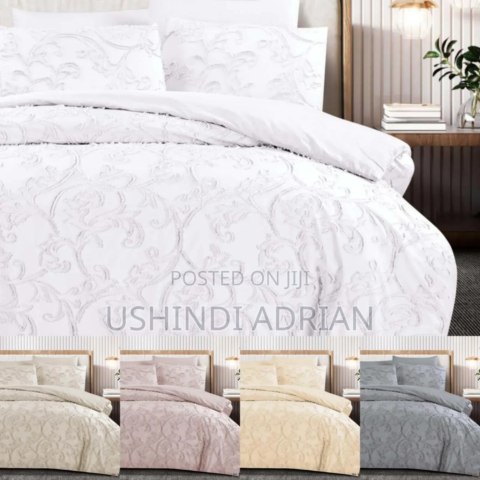 Seti Ya Shuka 6pc–Duvet Cover+Sheet+Pillow Case