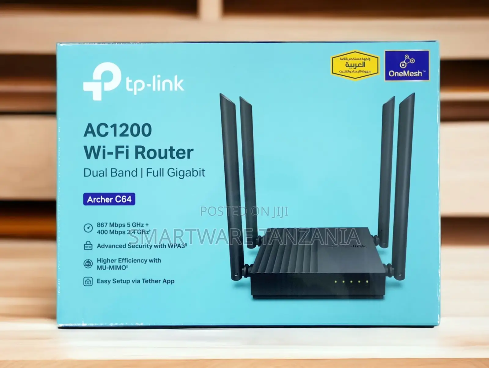 Tp-Link Archer C64 Ac1200 Dual Band Full Gigabit Wi-Fi Router