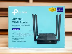 Tp-Link Archer C64 Ac1200 Dual Band Full Gigabit Wi-Fi Router
