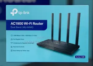 Tp-Link Archer C80 Ac1900 Dual Band Mu-Mimo Wi-Fi Router