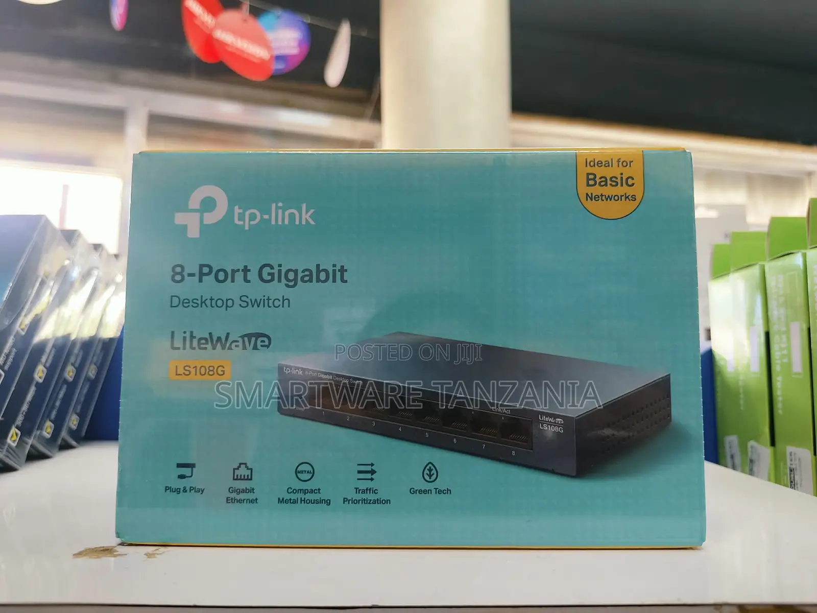 Tp-Link Ls108g Litewave 8-Port Gigabit Metal Desktop Switch