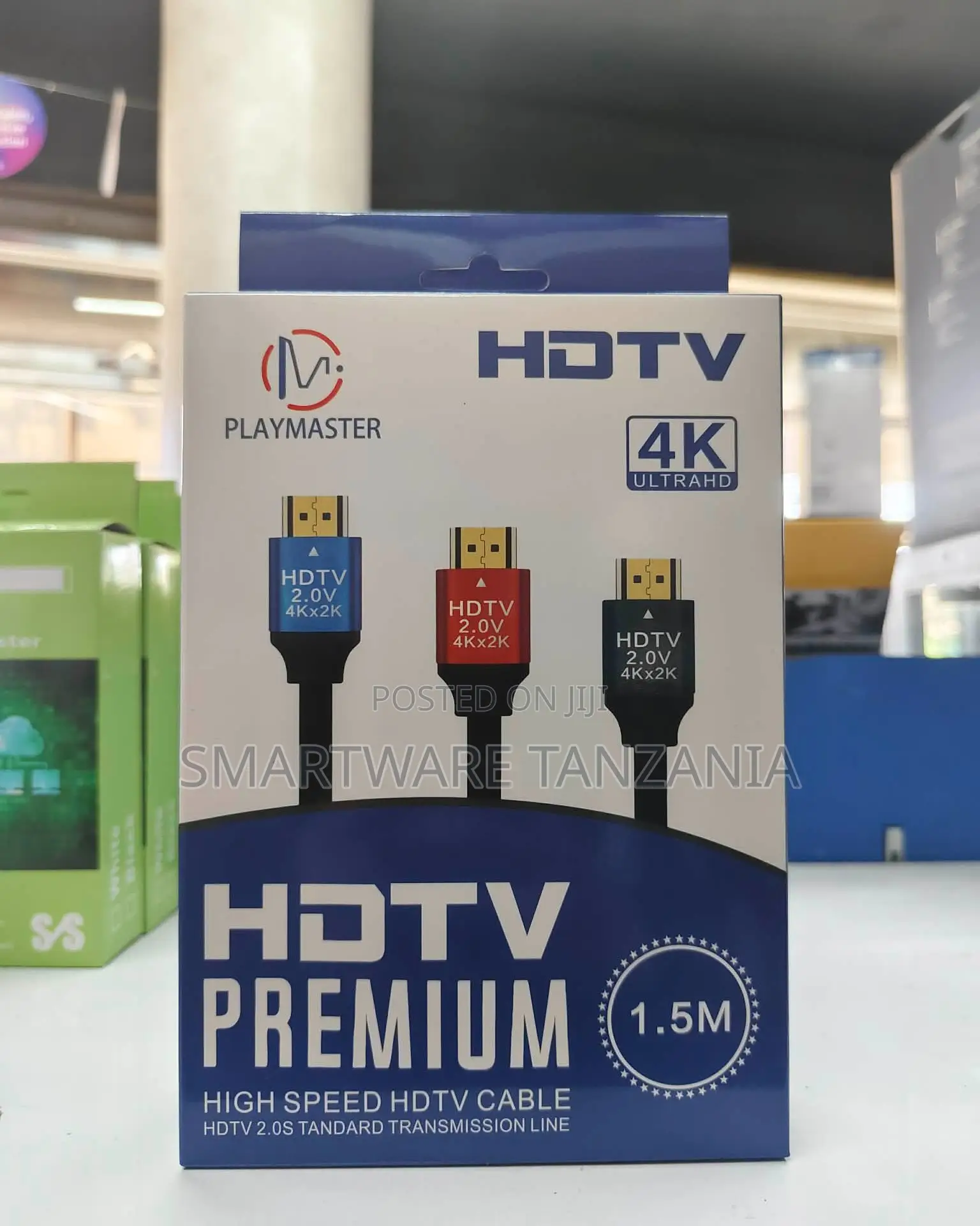 Playmaster HDTV Premium Hdmi 2.0 High Speed Cable 1.5 Metres