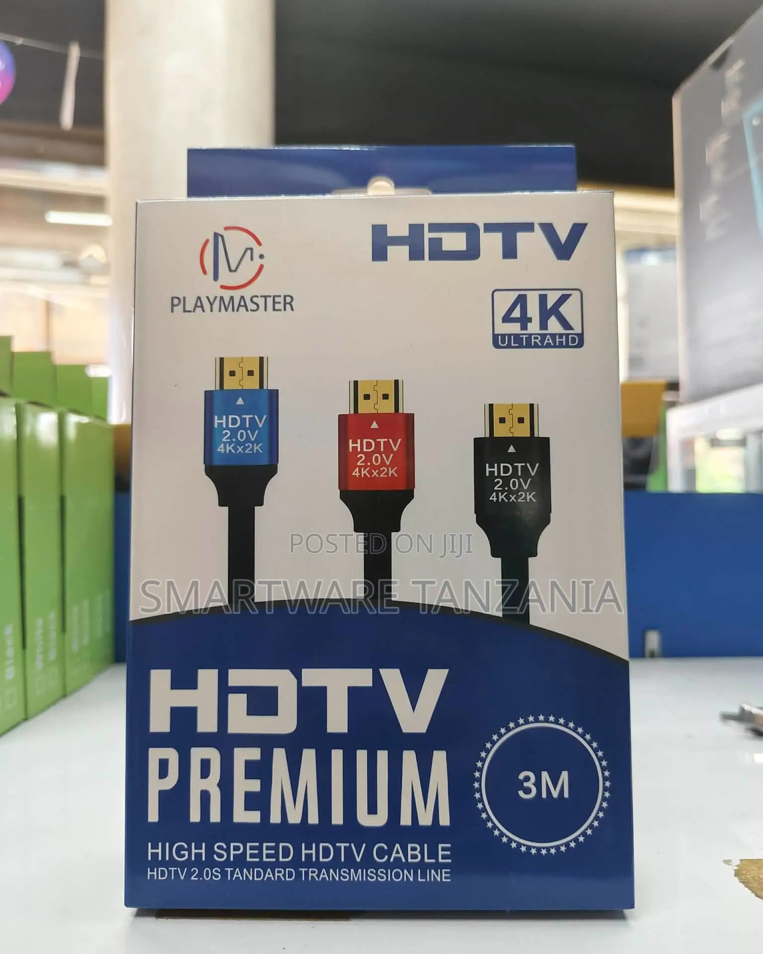 Playmaster HDTV Premium Hdmi 2.0 High Speed Cable 3 Metres