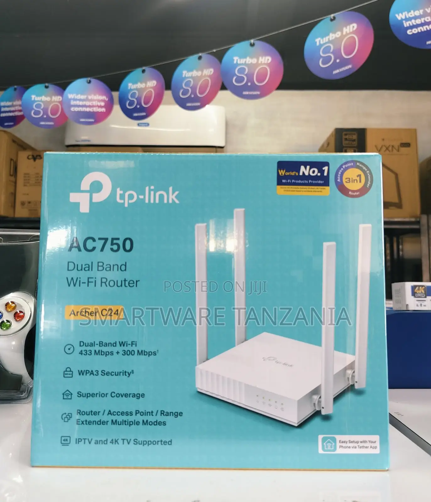 Tp-Link Archer C24 Ac750 Dual Band Wi-Fi Router 3-in-1 Mode