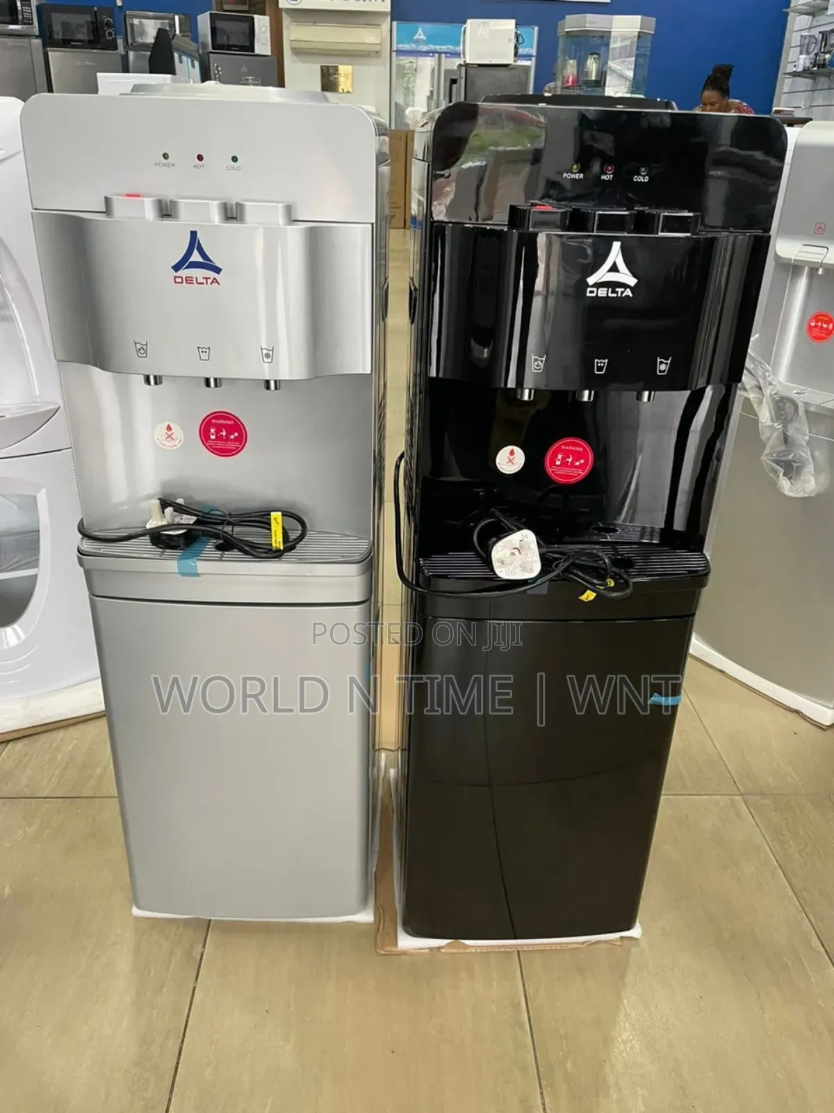 Delta Water Dispenser DWDN 2023, Black/Silver