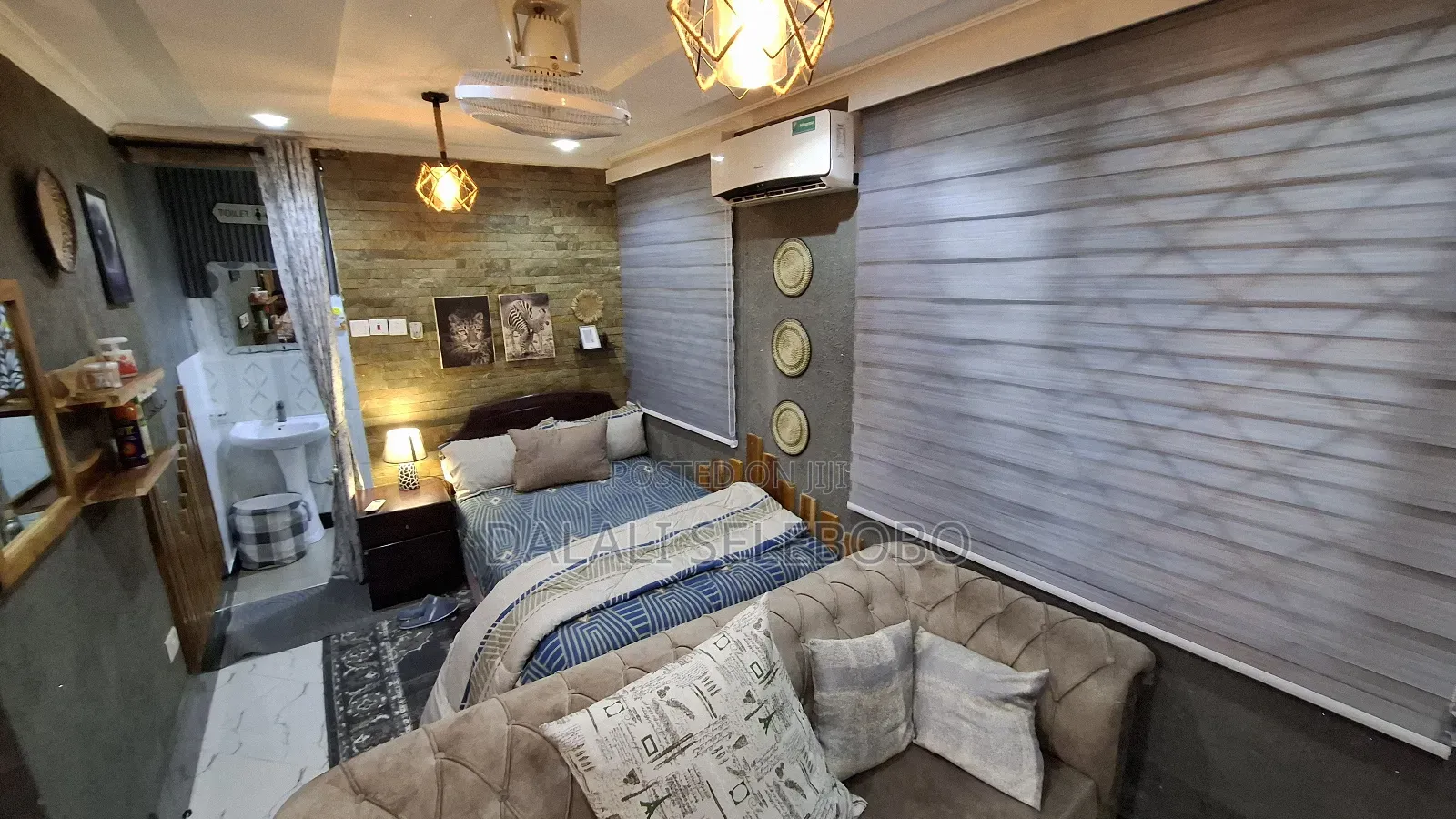 Furnished Studio Apartment in Survey, Kinondoni for rent