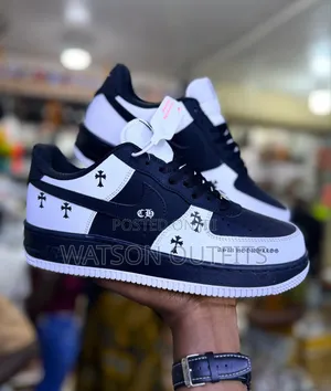 Nike Airforce One Brand Men's Leather Shoes Unique Colours
