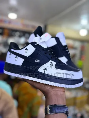 Nike Airforce One Brand Men's Leather Shoes Unique Colours