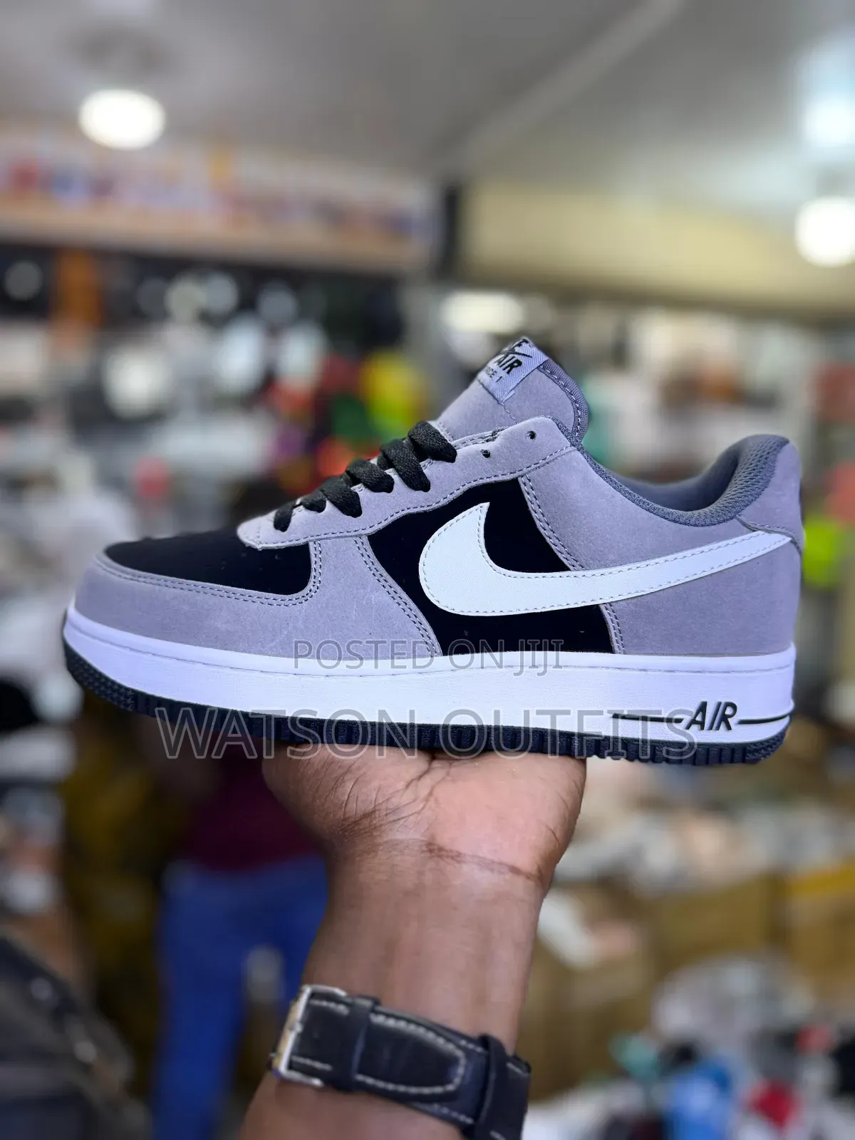Nike Airforce One Brand Men's Leather Shoes Unique Colours
