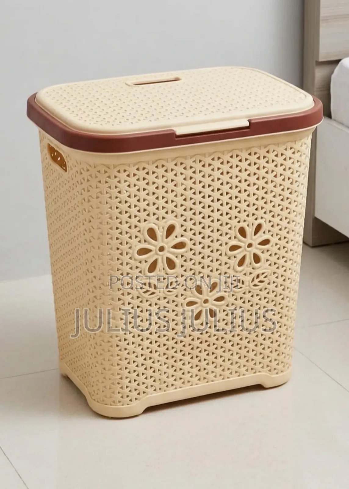 Plastic Weave Laundry Hamper (Tenga La Nguo)