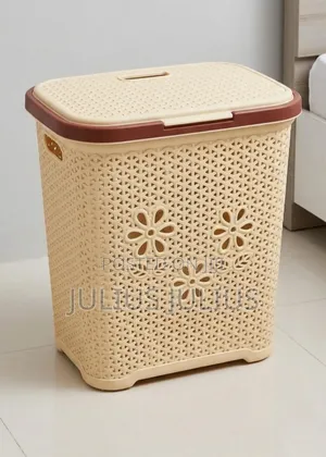 Plastic Weave Laundry Hamper (Tenga La Nguo)