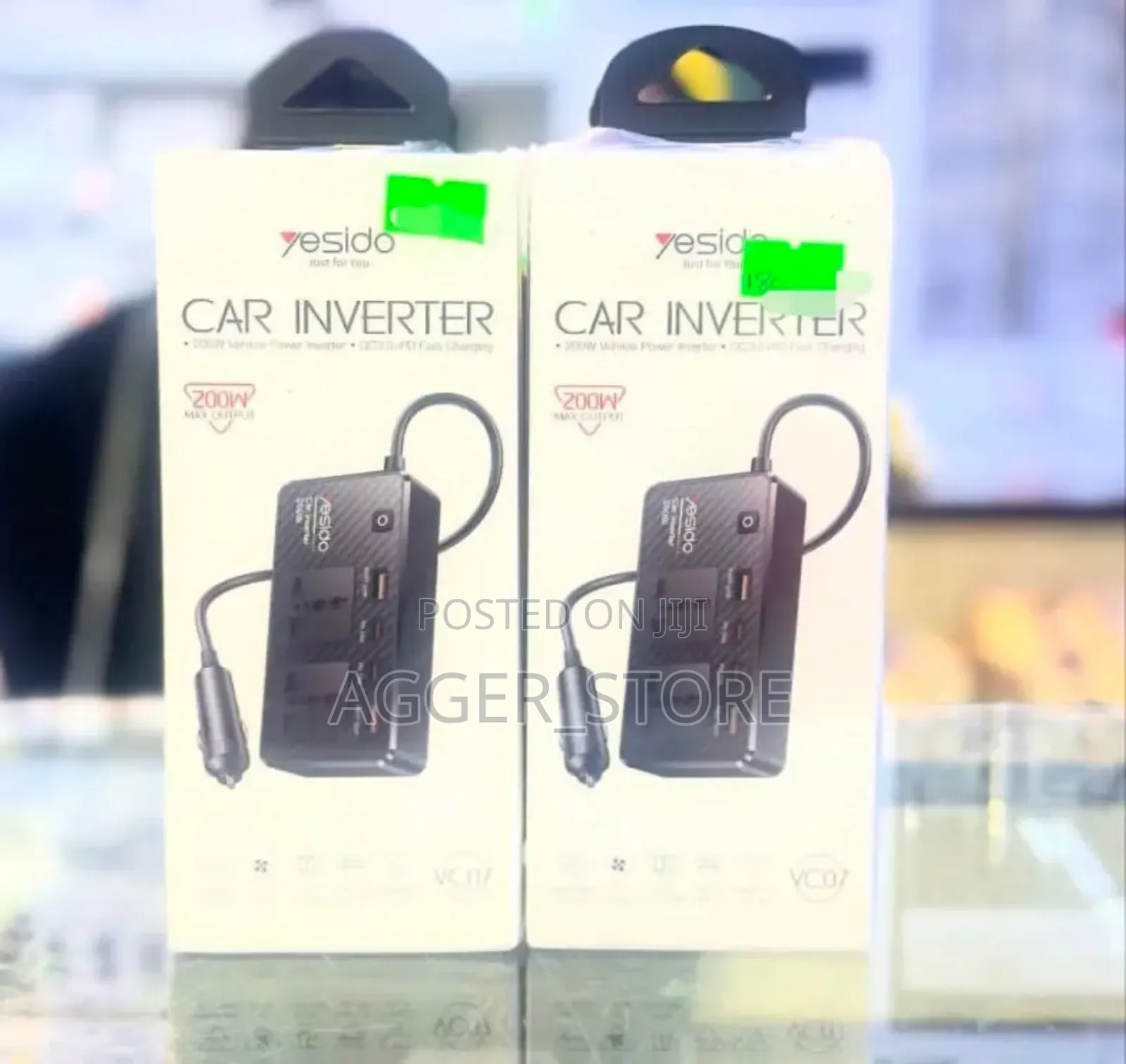 Yesido Car Inverter 200w Max Output ,Independent Ac Output,Air Cooling