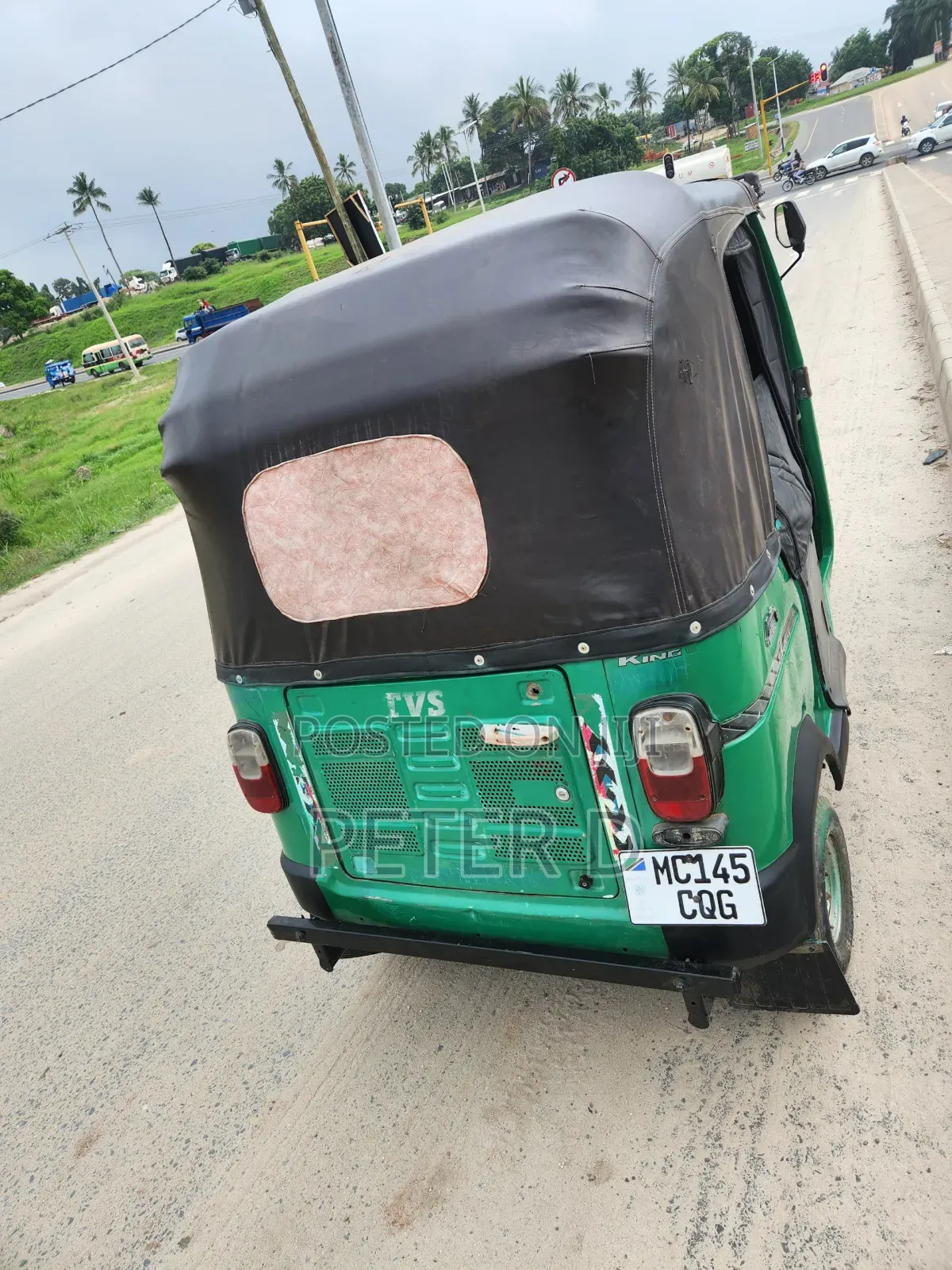 TVS King Deluxe Plus iTouch Start 2023 Green