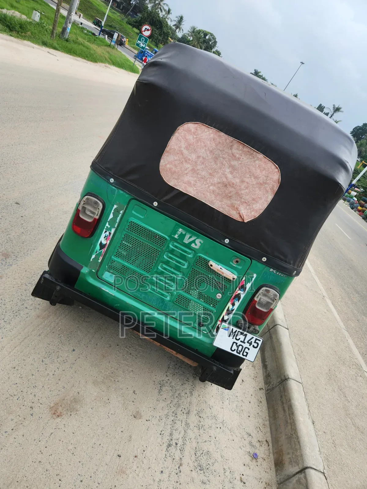 TVS King Deluxe Plus iTouch Start 2023 Green
