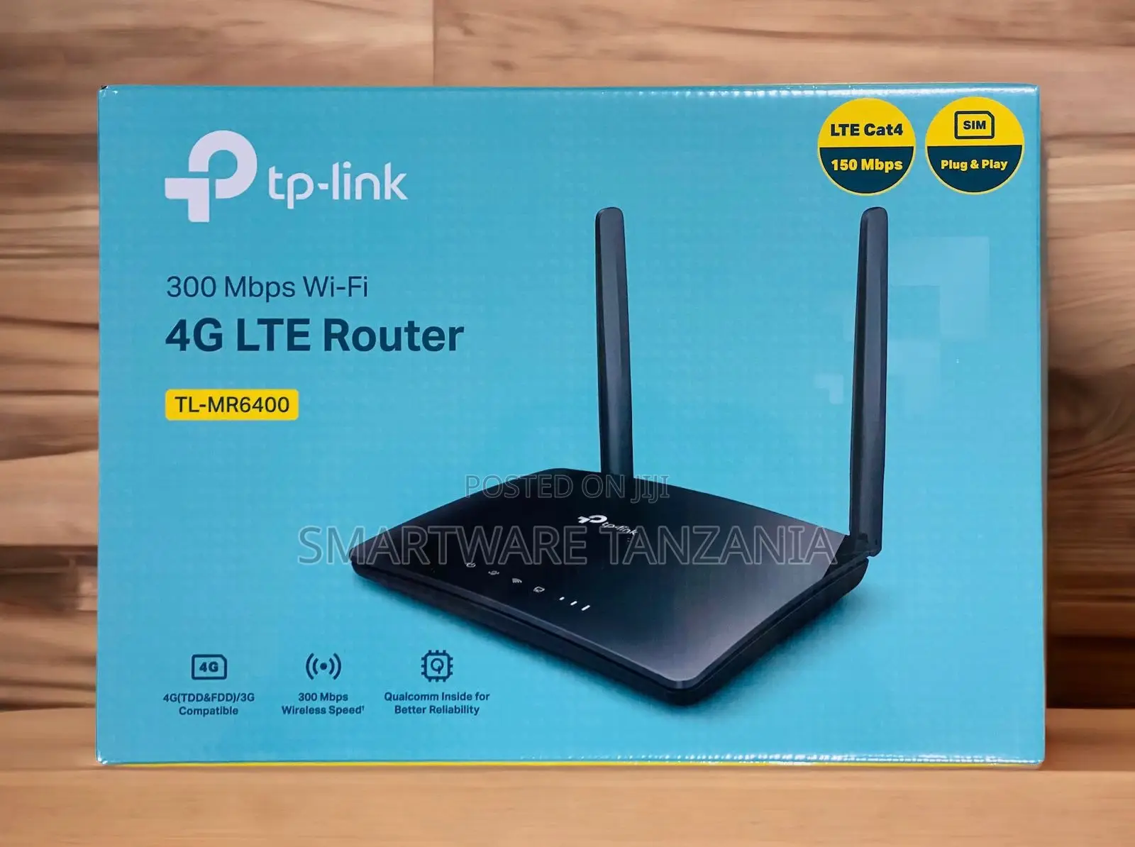 Tp-Link Tl-Mr6400 4g Lte Router 300mbps Sim Card Plug Play