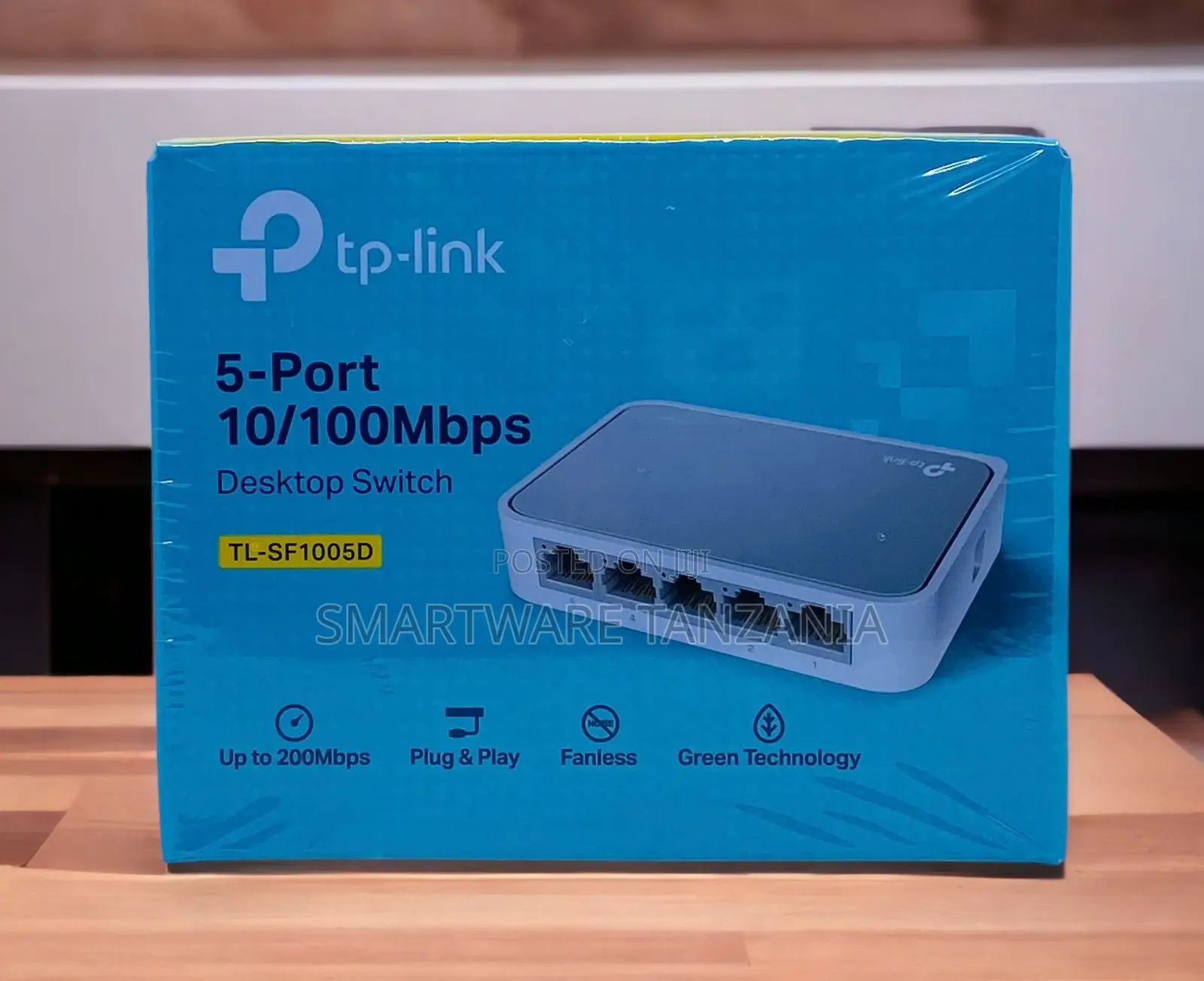 Tp-Link Tl-Sf1005d 5-Port 10/100mbps Fanless Desktop Switch