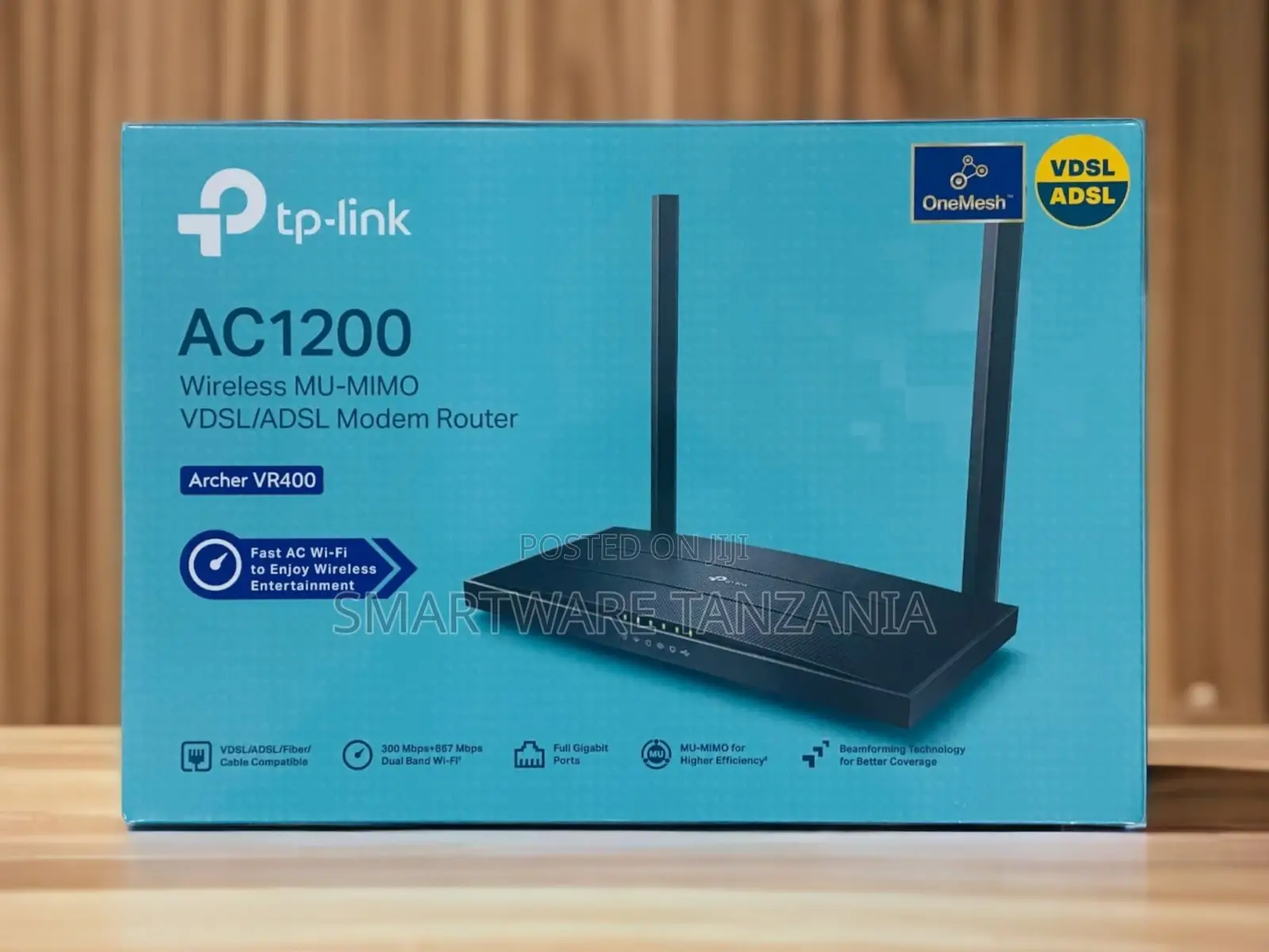 Tp-Link Archer Vr400 Ac1200 VDSL Adsl Mu-Mimo Modem Router