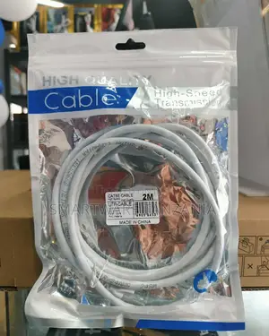 Cat6e Utp Ethernet Patch Cable Rj45 Network Lan Cable White 2m