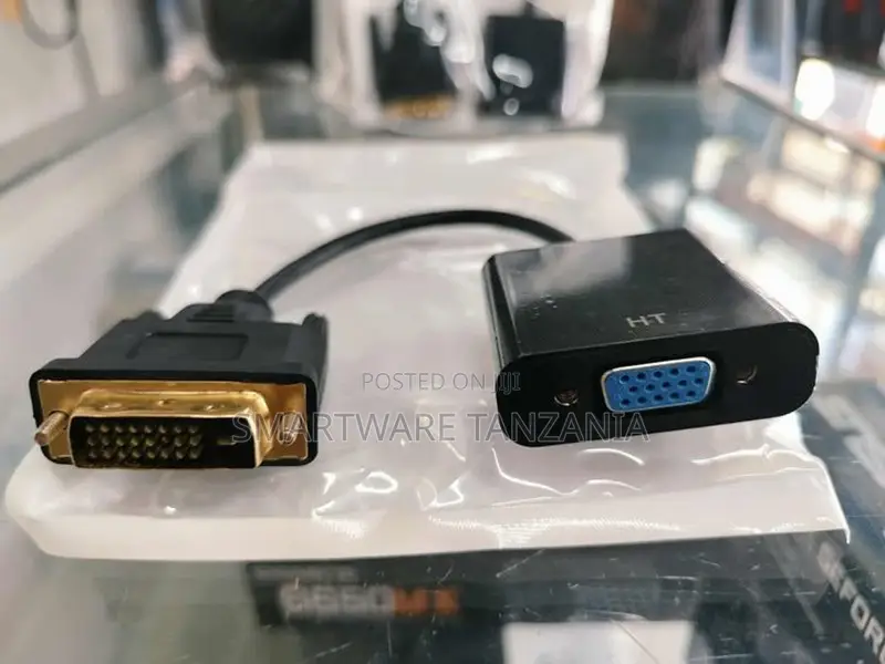 Dvi Male to Vga Female Adapter Converter Cable for Pc Monitor