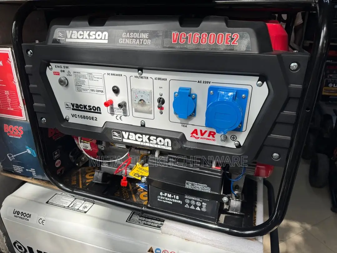 Vackson Key Start Gasoline Generator 6.5kva Vc16800e