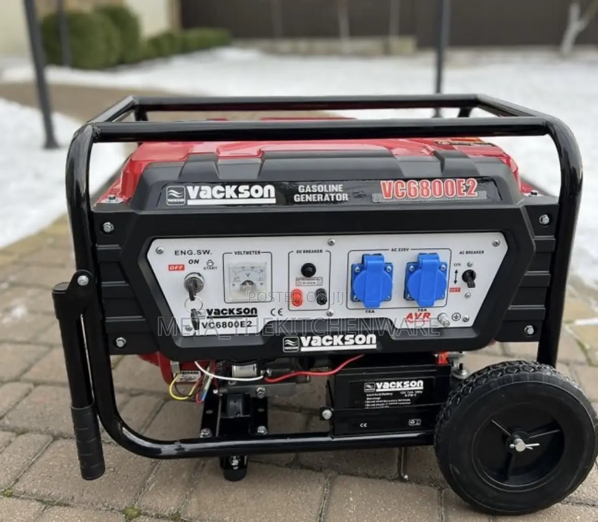Vackson Key Start Gasoline Generator 6.5kva Vc16800e