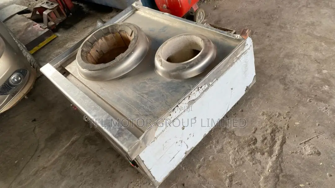 Commercial Stainless Steel Double Burner Gas Stove