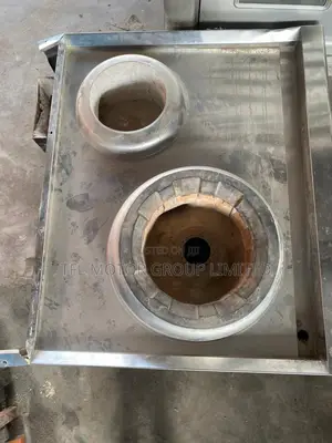 Commercial Stainless Steel Double Burner Gas Stove