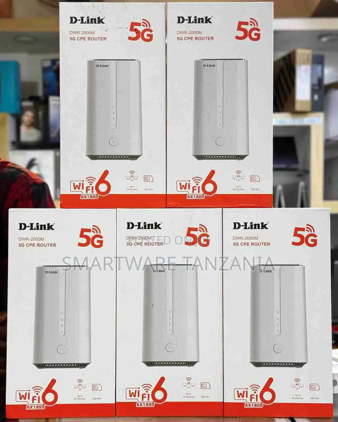 D-link Dwr-2000m 5g Cpe Wi-fi 6 Router With Sim Slot