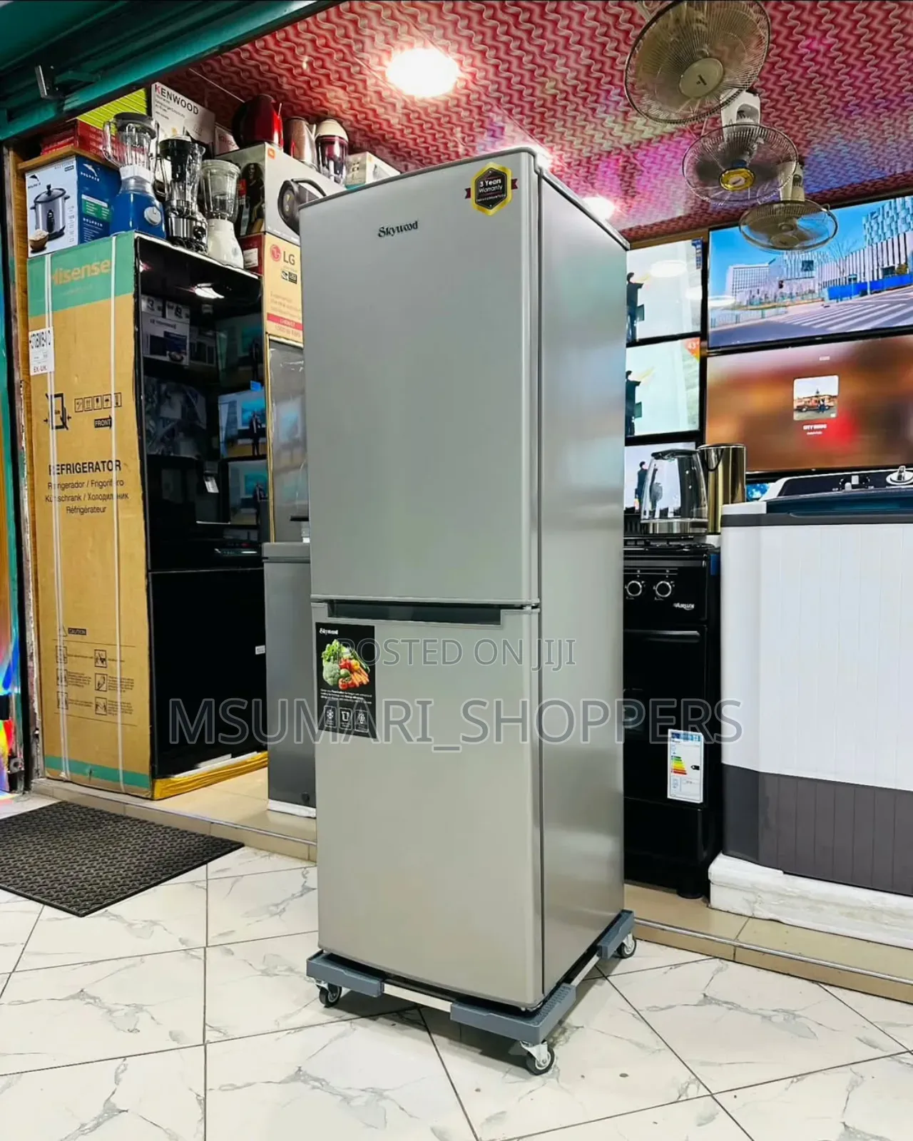 Skywood Double Doors Refrigerator Ujazo Lita 220
