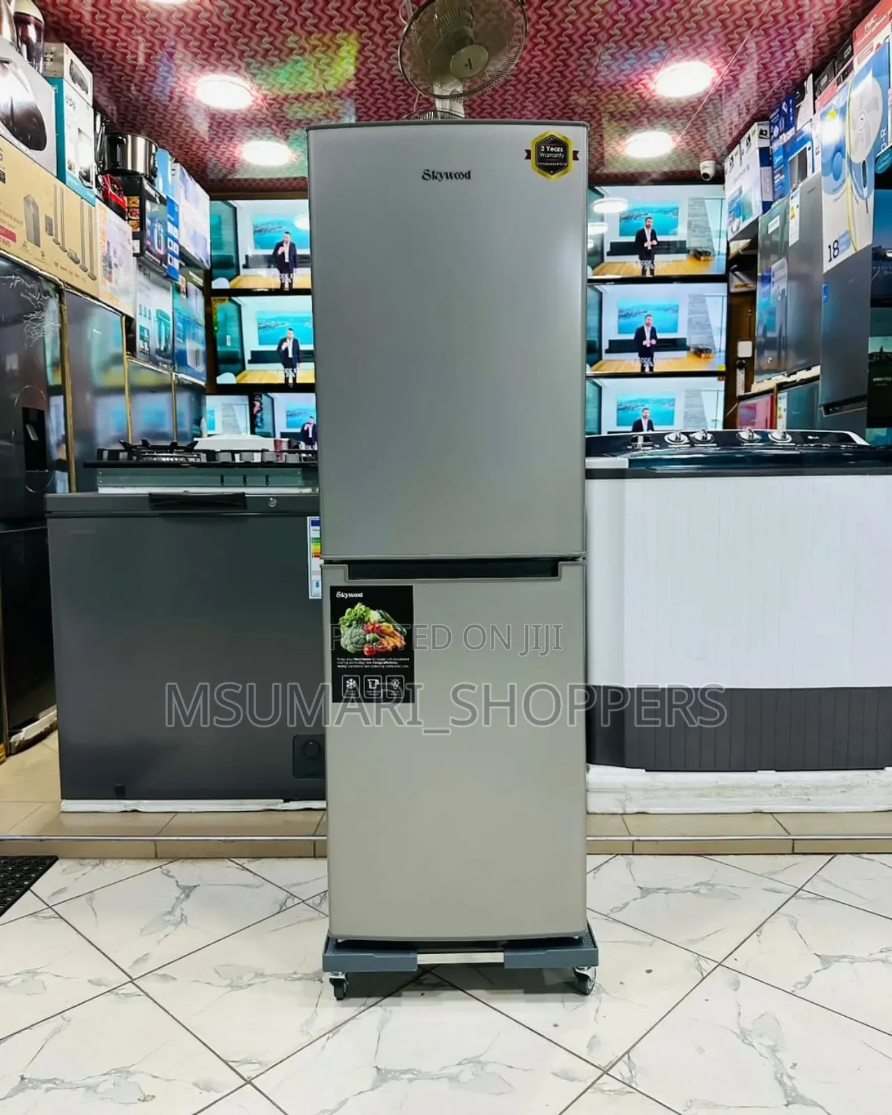 Skywood Double Doors Refrigerator Ujazo Lita 220