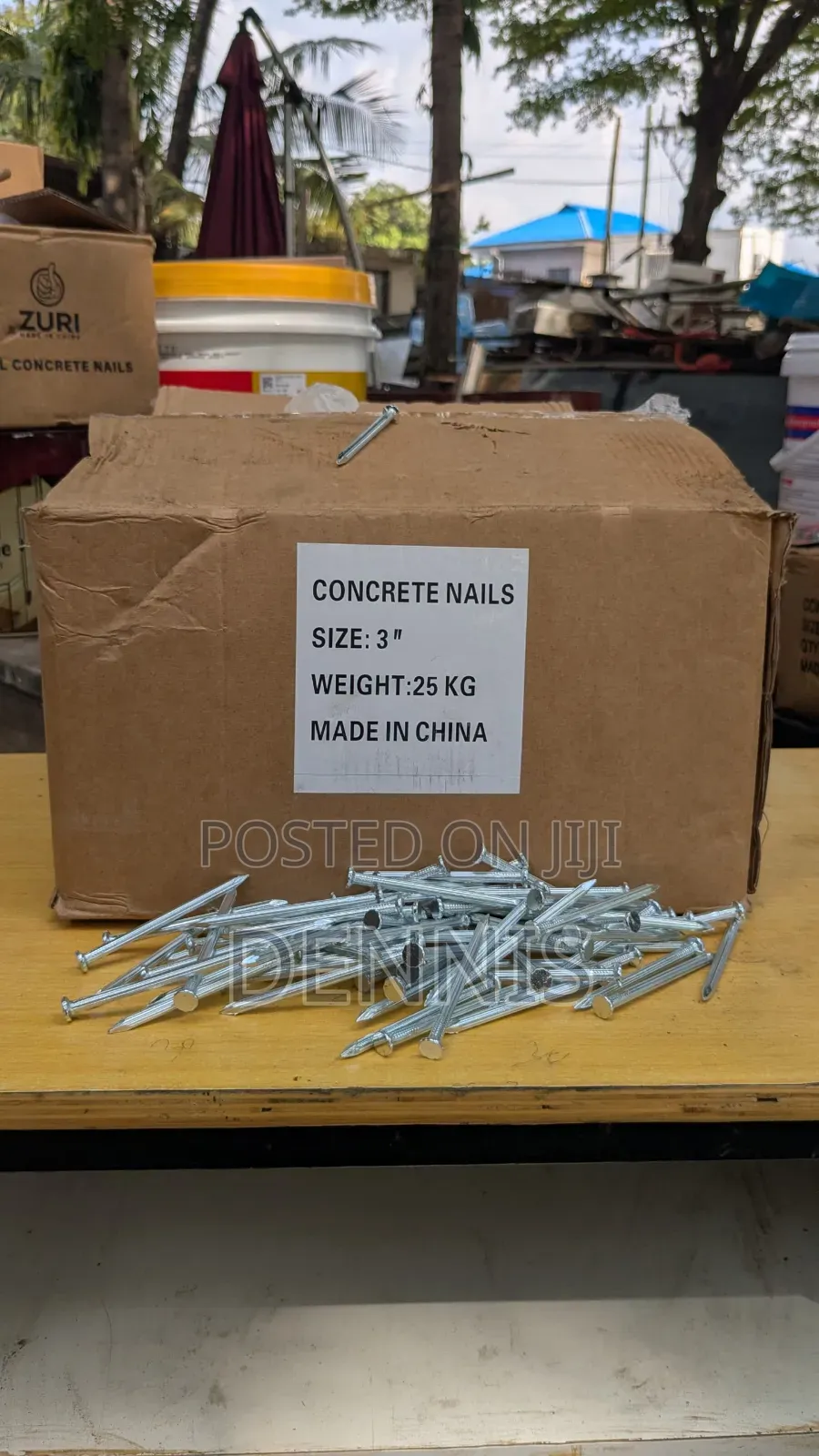 Concrete Nails 3" 4"