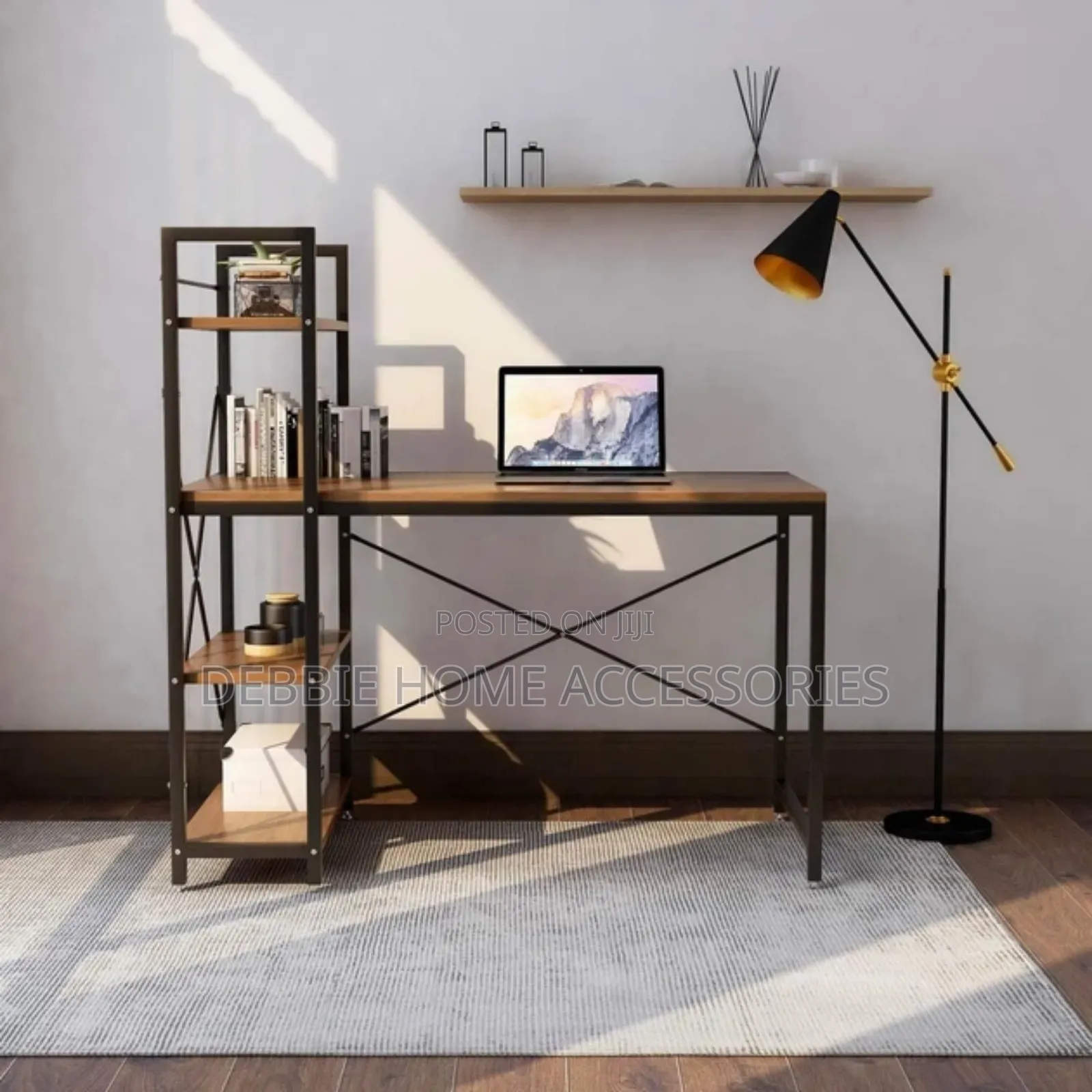 Loft-Style Industrial Computer Desk