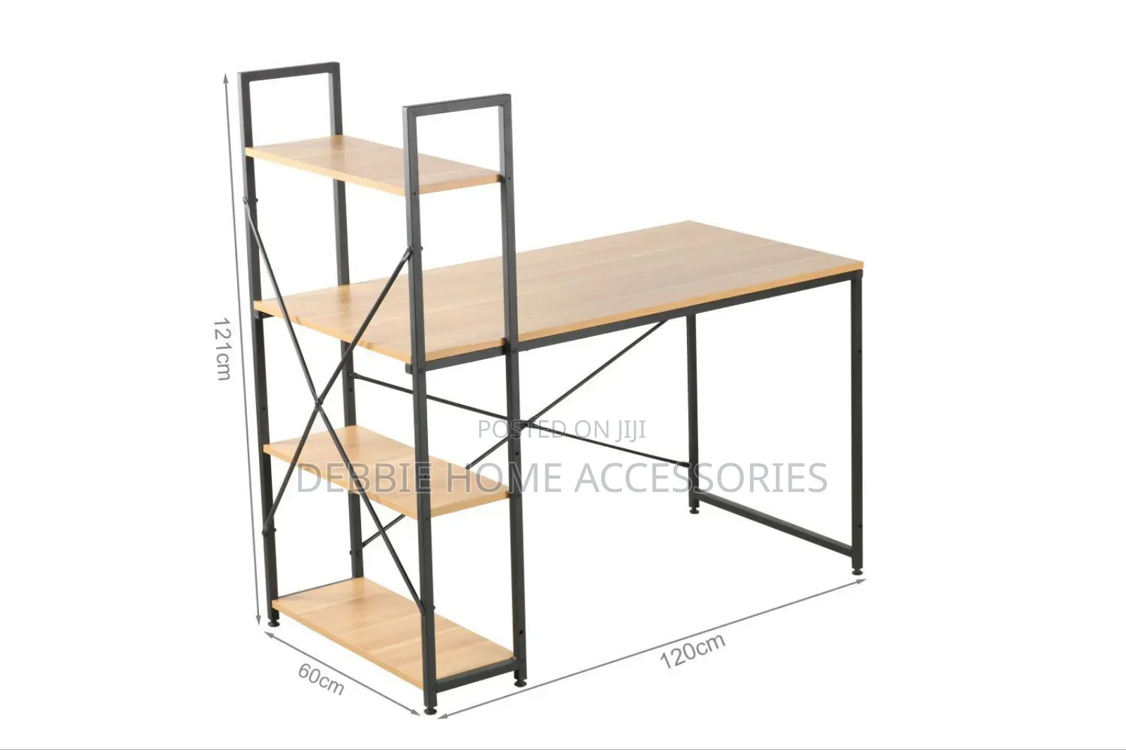 Loft-Style Industrial Computer Desk