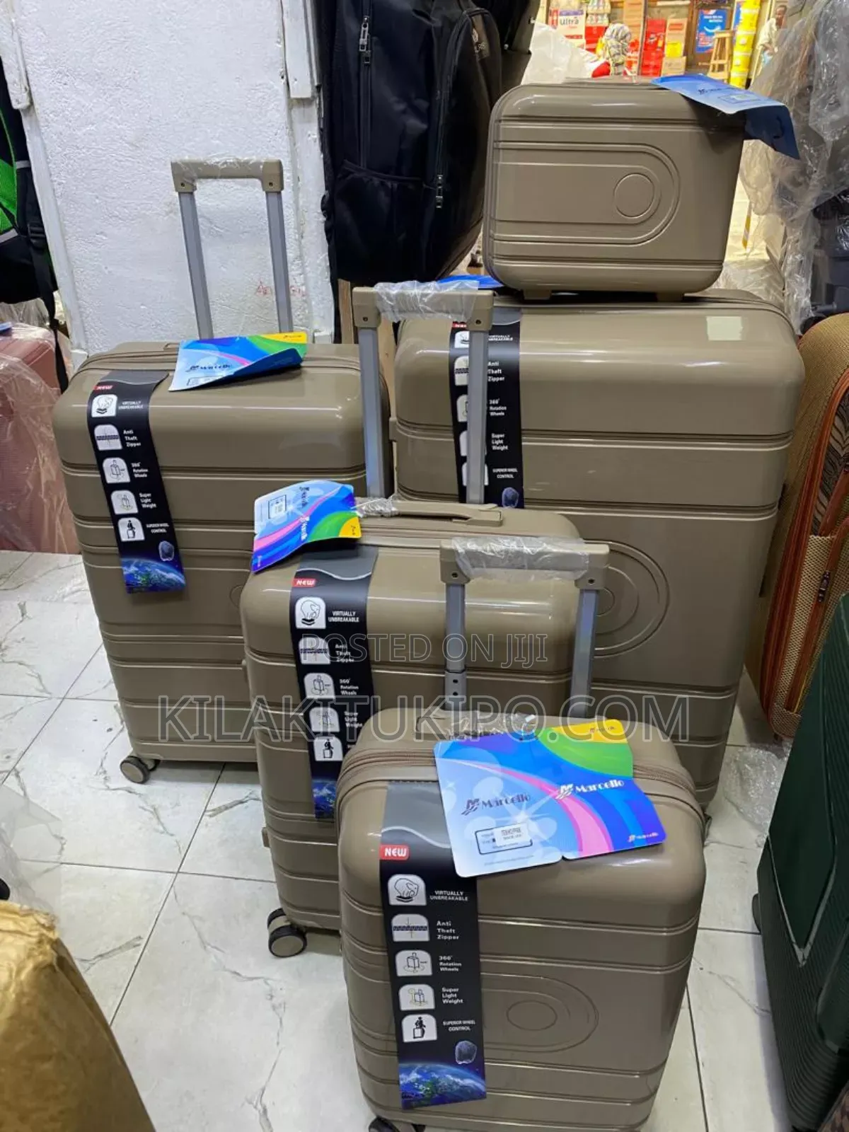 Marcello 5pcs Set Super Bag Unbreakable 4 Colours