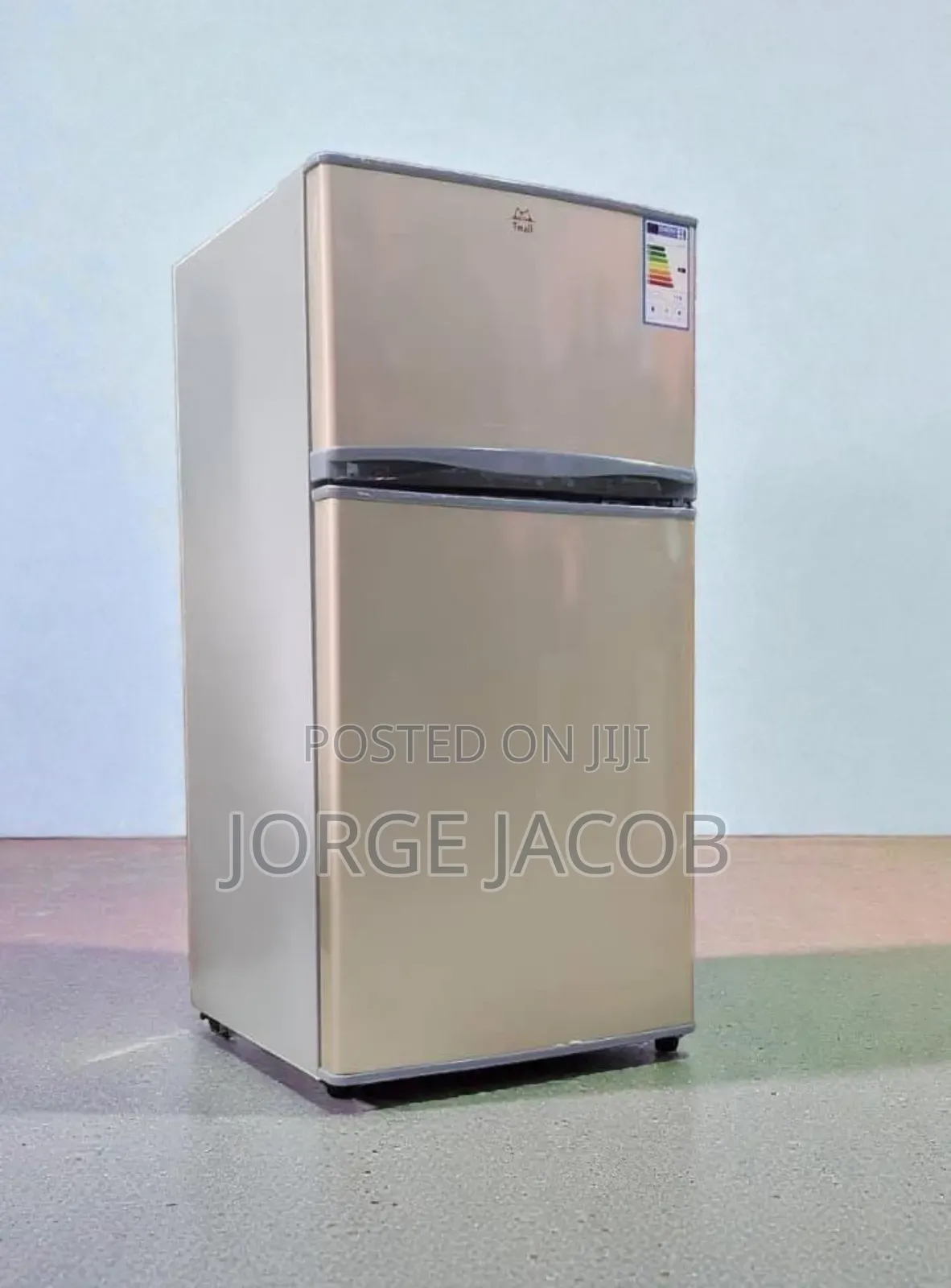 Tmall 118l Double Door Refrigerator.