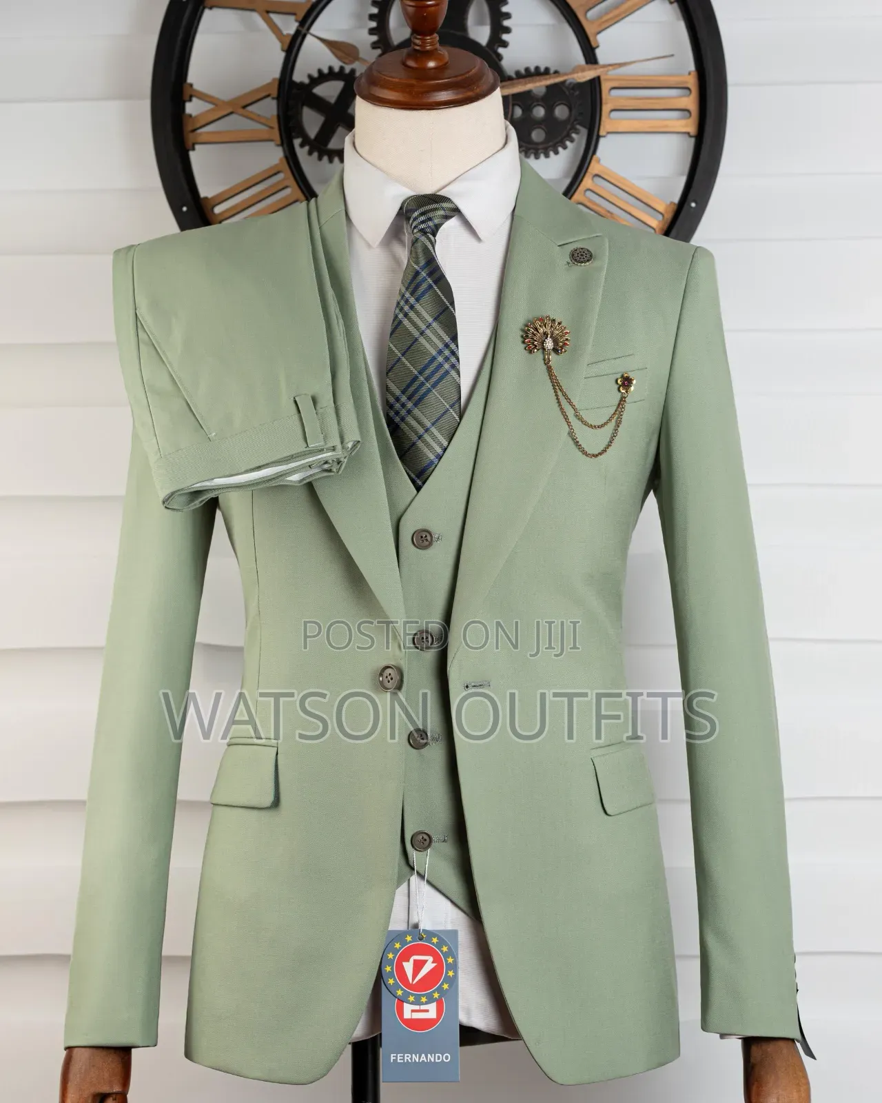 3 Colours Fernando Turkey Brand Men's Original Suits