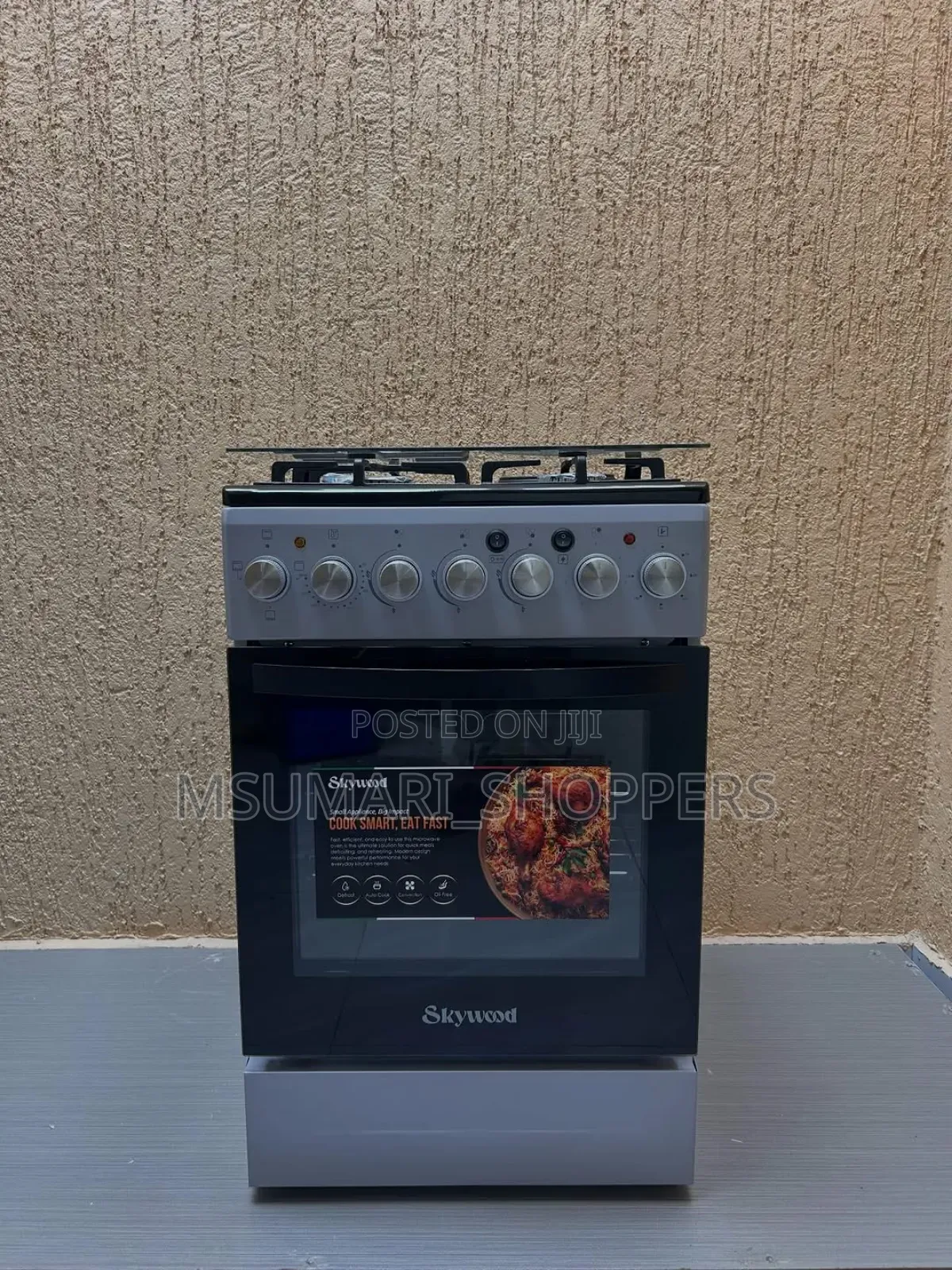 Jiko Zakupikia Plate 3 Gas , 1 Umeme Na Oven ( Offaa 550,000/= )