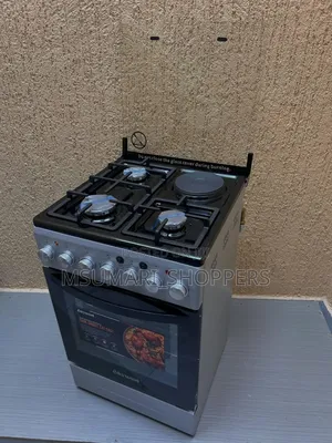 Jiko Zakupikia Plate 3 Gas , 1 Umeme Na Oven ( Offaa 550,000/= )