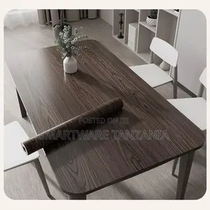Dark Walnut Wood Grain Peel and Stick Furniture Contact Paper