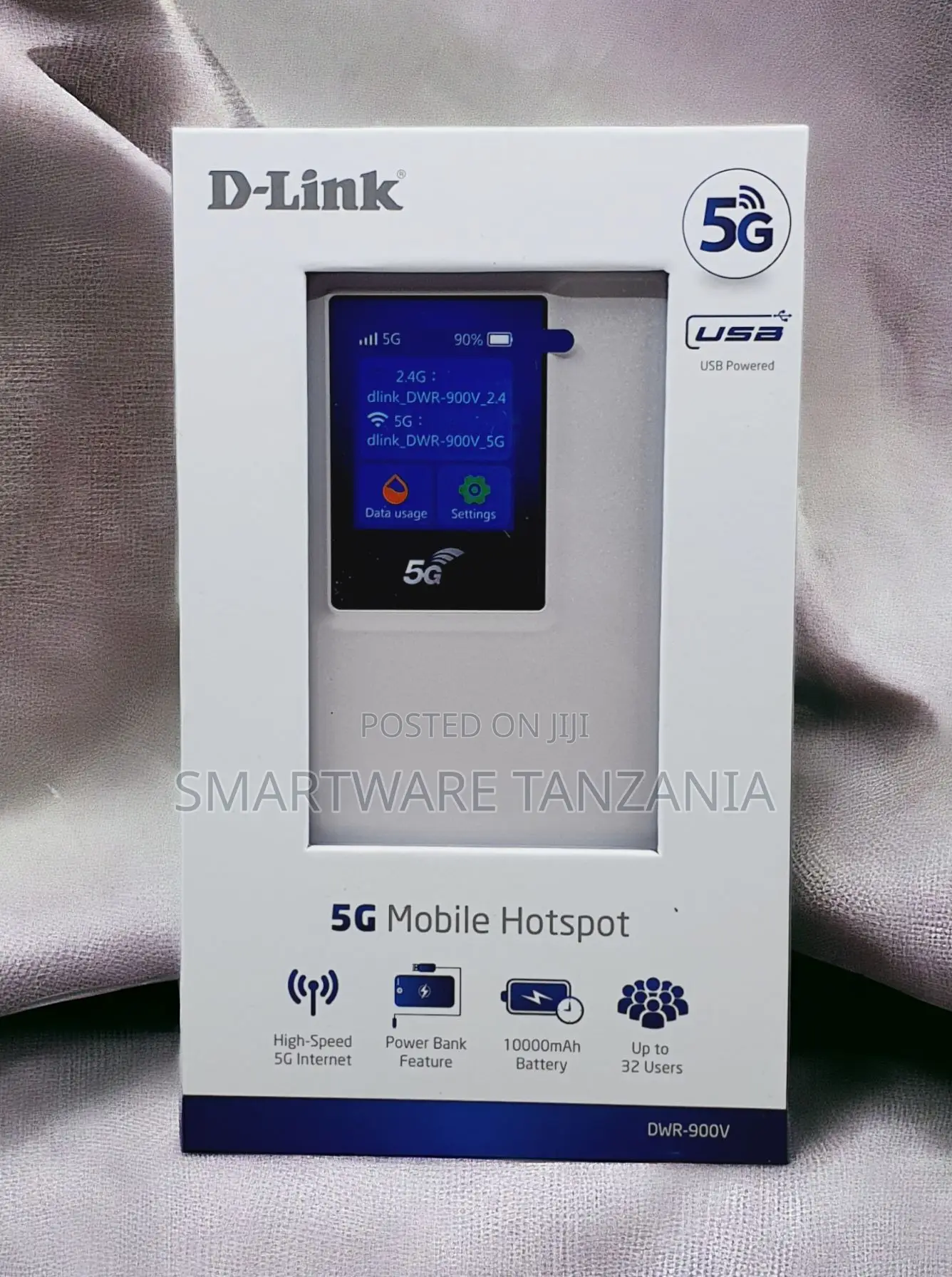 D-link Dwr-900v 5g Mobile Hotspot With 10000mah Power Bank