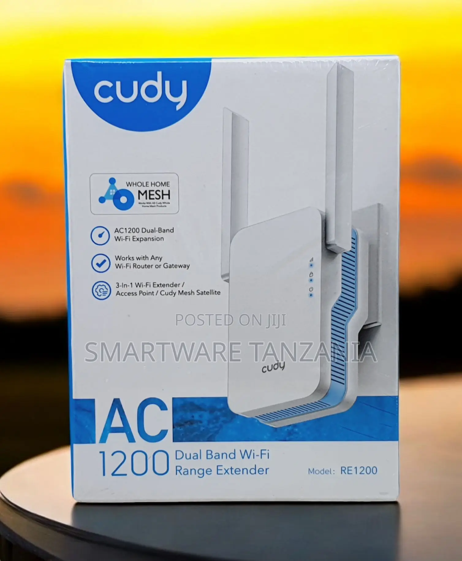Cudy Re1200 Ac1200 Dual-Band Mesh Wi-Fi Range Extender
