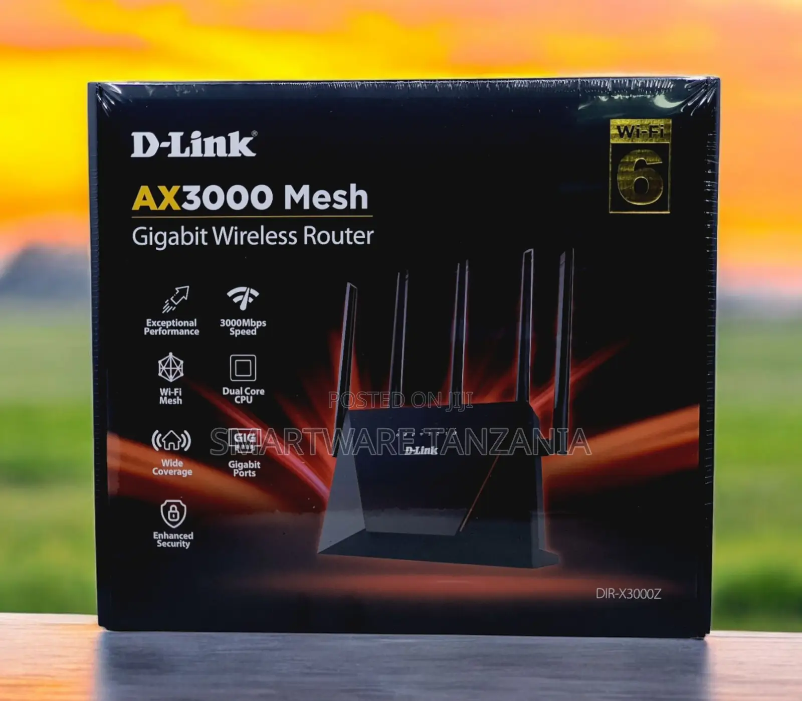 D-Link Dir-X3000z Ax3000 Mesh Wi-Fi 6 Gigabit Router