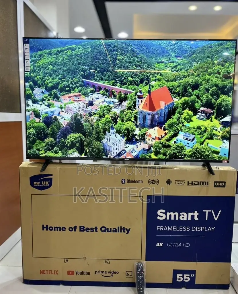 Mr Uk Flameless Smart Led Tv 55” Inch