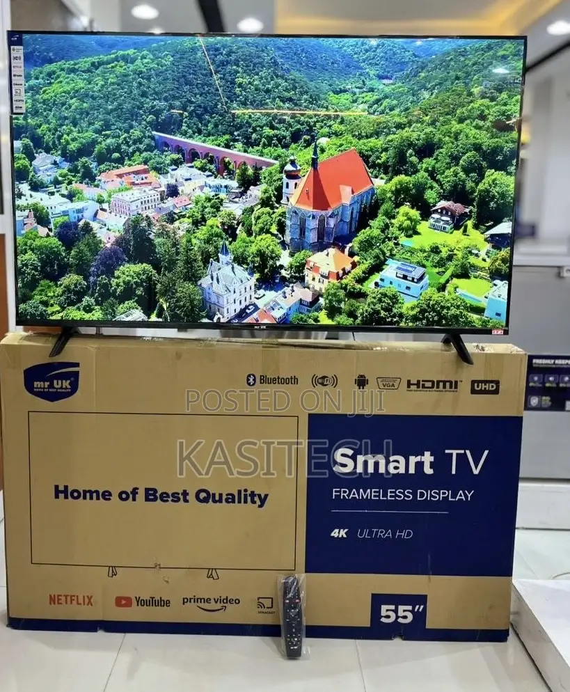 Mr Uk Flameless Smart Led Tv 55” Inch